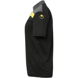 uhlsport Offense 23 Poloshirt schwarz/anthrazit/limonengel XXL