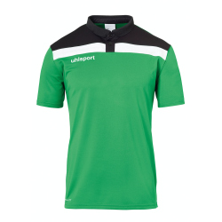 uhlsport Offense 23 Poloshirt gr&uuml;n/schwarz/weiss 140