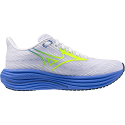 Mizuno Wave Rider 29 Laufschuhe Damen 71 - white/lightning yellow/ultramarine 38.5