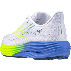 Mizuno Wave Rider 29 Laufschuhe Damen 71 - white/lightning yellow/ultramarine 38.5