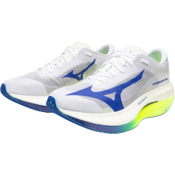 Mizuno Hyperwarp Pro Laufschuhe 01 - white/lightning yellow/dazzling blue 41
