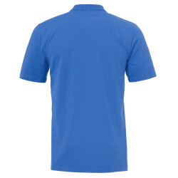 uhlsport Liga 2.0 Poloshirt Azurblau/Weiß 140