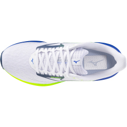 Mizuno Wave Rider 29 Laufschuhe Herren 53 - white/estate blue/lightning yellow 40