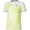Mizuno Stargazer Shadow Graphic Tennisshirt Herren 74 - white/yellow S