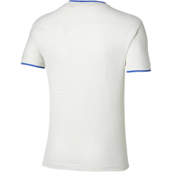 Mizuno Stargazer Shadow Graphic Tennisshirt Herren 74 - white/yellow M