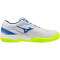 Mizuno Break Shot 5 CC Tennisschuhe 20 - white/dazzling blue/lightning yellow 38.5