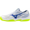Mizuno Break Shot 5 CC Tennisschuhe 20 - white/dazzling blue/lightning yellow 41