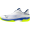 Mizuno Wave Exceed Court CC Tennisschuhe Herren 20 - white/dazzling blue/lightning yellow 40.5