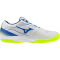 Mizuno Break Shot 5 Wide AC Tennisschuhe 20 - white/dazzling blue/lightning yellow 38.5