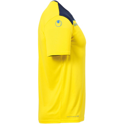 uhlsport Offense 23 Polyestershirt limonengelb/marine/azurblau 128