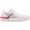 Mizuno Wave Enforce Court AC Tennisschuhe Damen 62 - white/pinkesque/barbados cherry 37