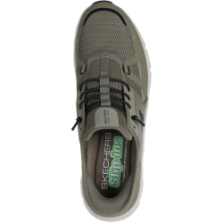SKECHERS Glide-Step Pro Slip-In Sneaker Herren OLBK - grün 41.5