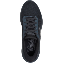SKECHERS Go Walk Now Payton Sneaker Herren BBK - schwarz 40