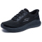 SKECHERS Go Walk Now Payton Sneaker Herren BBK - schwarz 40