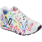 SKECHERS Uno Spread the Love Sneaker Damen WMLT - weiß 36