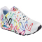 SKECHERS Uno Spread the Love Sneaker Damen WMLT - weiß 36
