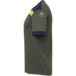 uhlsport Offense 23 Trikot kurzarm dark olive/marine/fluo gelb M