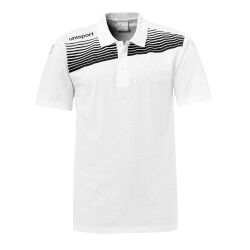 uhlsport Liga 2.0 Poloshirt Weiß/Schwarz 140