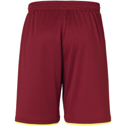 uhlsport Club Fußball Shorts bordeaux/fluo gelb XXL
