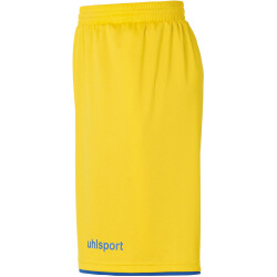 uhlsport Club Fußball Shorts limonengelb/azurblau S