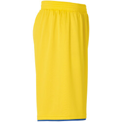 uhlsport Club Fußball Shorts limonengelb/azurblau S