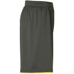 uhlsport Club Fußball Shorts dark olive/fluo gelb S