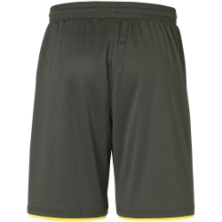 uhlsport Club Fu&szlig;ball Shorts dark olive/fluo gelb M