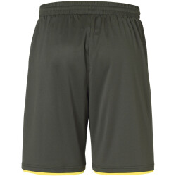 uhlsport Club Fußball Shorts dark olive/fluo gelb XXL