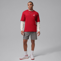 NIKE Jordan Jumpman LBR T-Shirt Herren 687 - gym red/white S