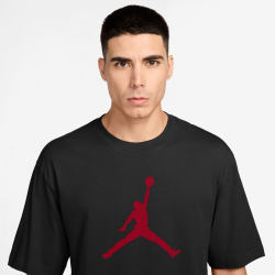 NIKE Jordan Jumpman HBR T-Shirt Herren 010 - black/gym red S