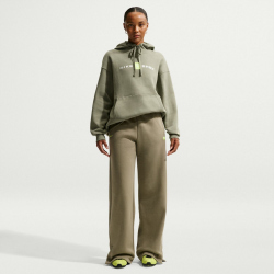 NIKE Shox Phoenix Fleece Hoodie Damen 328 - silver sage XS