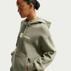NIKE Shox Phoenix Fleece Hoodie Damen 328 - silver sage XS
