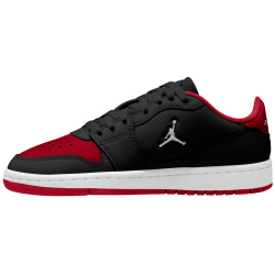 NIKE Jordan Access Court Low Sneaker Kinder 003 - black/white-gym red 36