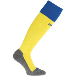 uhlsport Club Stutzenstrümpfe limonengelb/azurblau...