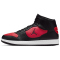 NIKE Jordan Access Court Mid Sneaker Herren 006 - black/black-gym red-white 40