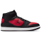 NIKE Jordan Access Court Mid Sneaker Herren 006 - black/black-gym red-white 40