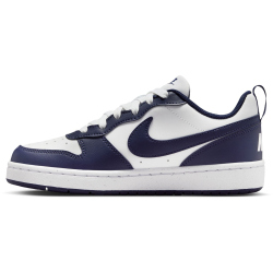 NIKE Court Borough Low Next Bloom Sneaker Kinder 100 - white/midnight navy-white 38