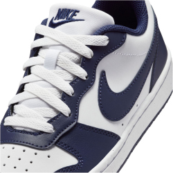 NIKE Court Borough Low Next Bloom Sneaker Kinder 100 - white/midnight navy-white 38