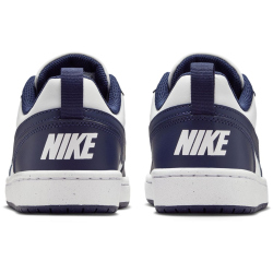 NIKE Court Borough Low Next Bloom Sneaker Kinder 100 - white/midnight navy-white 38