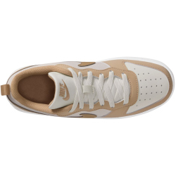 NIKE Court Borough Low Next Bloom Sneaker Kinder 001 - phantom/linen-white 36.5