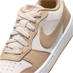 NIKE Court Borough Low Next Bloom Sneaker Kinder 001 - phantom/linen-white 36.5