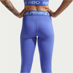 NIKE Pro Mid-Waist Leggings Damen 570 - sapphire/white S