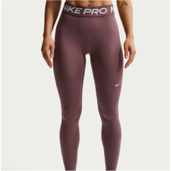 NIKE Pro Mid-Waist Leggings Damen 502 - tattoo/white XS