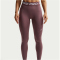 NIKE Pro Mid-Waist Leggings Damen 502 - tattoo/white XS
