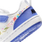 NIKE Court Borough Low FL Sneaker Kinder 100 - white/white-sapphire-black 28