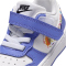 NIKE Court Borough Low FL Baby-Sneaker 100 - white/white-sapphire-black 23.5