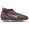 NIKE Jr. Mercurial Superfly 10 Academy Kylian Mbappé AG Fußballschuhe Kinder 200 - plum eclipse/metallic silver 34