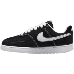 NIKE Court Vision Low FL Sneaker Damen 001 - black/white 37.5