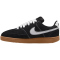 NIKE Court Vision Low FL Sneaker Herren 001 - black/white-gum med brown 38.5