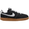NIKE Court Vision Low FL Sneaker Herren 001 - black/white-gum med brown 38.5